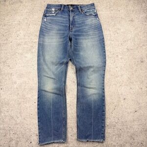 Y2K Abercrombie and Fitch Simone High Rise Slim Light Blue Jeans Womens 27/4R